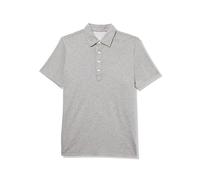 Brooks Brothers Polo elástico de manga corta para hombre, Gris, Small