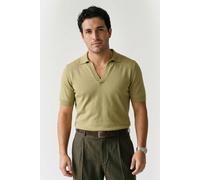 Brooks Brothers Silk Blend Knit Polo With Johnny Collar Mint Talla: XS | Polos Outlet | Mujer | Cian