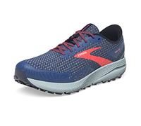 Brooks Calzado de Correr en montaña para Mujer Divide 4 (Medium), Navy/Bittersweet/Peacoat, 38.5 EU