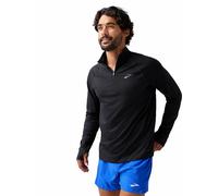 BROOKS Camiseta de running con cremallera Dash 3.0 para hombre negro | S