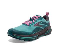 Brooks Cascadia 16, Zapatillas para correr Mujer, Azul (Porcelain Blue Coral Pink), 38 EU Estrecho