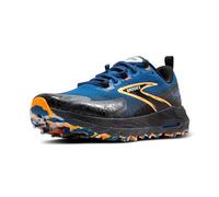 BROOKS Cascadia 18, Sneaker Hombre, Azul Zafiro/Negro/Naranja, 42 EU