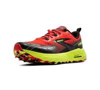 Brooks Cascadia 18, Sneaker Hombre, Tomate Cherry/Lima/Negro, 44.5 EU