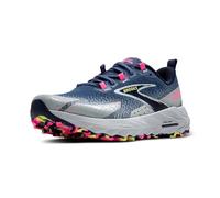 BROOKS Cascadia 18, Sneaker Mujer, Oceana/Azul Perla/Rosa, 40.5 EU