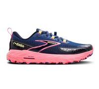 Brooks Cascadia 18, Sneaker Mujer, Grey Blue Pink Sunny Lime, 38 EU