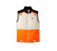 BROOKS Chaleco de running para hombre Run Visible Insulated 2.0 naranja | L