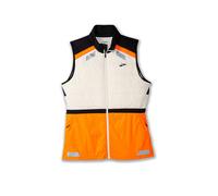 BROOKS Chaleco de running para mujer Run Visible Insulated 2.0 blanco | XL