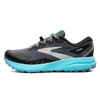 BROOKS Divide 4, Sneaker Mujer, Negro/Ébano/Pez Azul, 38 EU