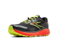 Brooks Divide 5, Sneaker Hombre, Black/Cherry/Lime, 49.5 EU