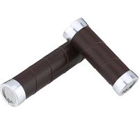 Brooks Empuñaduras de cuero delgadas para interruptor de puño giratorio unila marrón 130 mm / 100 mm