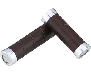 Brooks Empuñaduras de cuero delgadas para interruptor de puño giratorio unila marrón 130 mm / 100 mm
