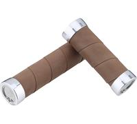 Brooks Empuñaduras de cuero delgadas para interruptor de puño giratorio unila marrón