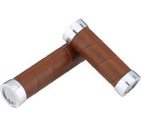 Brooks Empuñaduras de cuero delgadas para interruptor de puño giratorio unila marrón