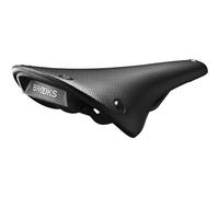 Brooks England Sillín Cambium C15 Todo Clima Rieles de acero Negro