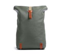 Brooks England Pickwick Cotton Canvas Large Mochila roll-top gris-verde, lona, unisex, 26L