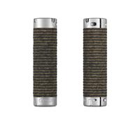 Brooks England Plump Leather Grips (130 + 130 mm) - Black-New22 Unisex Adult Han