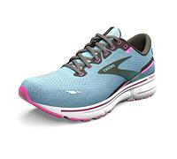 Brooks Ghost 15, Running Shoe Mujer, Blue Bell/Black/Pink, 38 EU