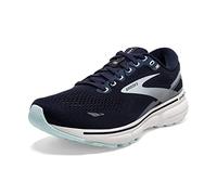 Brooks Ghost 15, Running Shoe Mujer, Peacoat/Pearl/Salt Air, 37.5 EU