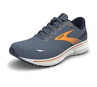 Brooks Ghost 15, Zapatillas para correr Hombre, Gris (Flintstone Peacoat Orange Pop), 44.5 EU