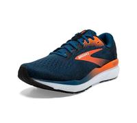 Brooks Ghost 16, Sneaker Hombre, Blue Opal/Black/Nasturtium, 45.5 EU