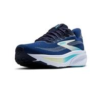 Brooks Ghost 17, Sneaker Mujer, Navy/Green/Turquoise, 38.5 EU