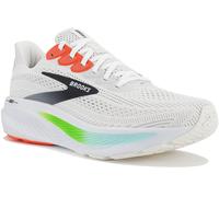 Brooks Ghost 17 Neutral - Tenis de correr para hombre, Blanco/arcilla rosa/geco, 49.5 EU