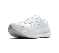 Brooks Ghost Max - Tenis de correr y caminar neutros de ante y cuero para hombre, Blanco/Blanco, 8.5 Wide