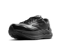 Brooks Ghost Max - Tenis de correr y caminar neutros de ante y cuero para hombre, Negro/Negro, 11 Wide