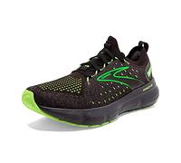Brooks Glycerin 20 Stealth Fit - Tenis de correr para hombre, Negro/Perla/Verde Gecko, 46 EU