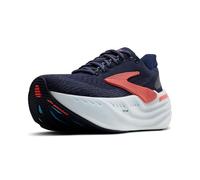 Brooks Tenis Glycerin MAX para Mujer, Peacoat Blue Ribbon Hot Coral, 42.5 EU