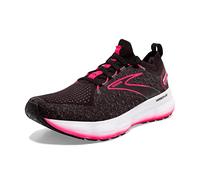 Brooks Glycerin Stealthfit 20, Zapatillas para Correr Mujer, Black Blackened Pearl Diva Pin, 38.5 EU Estrecho