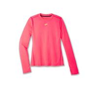 Brooks camiseta manga larga High Point vêtement running femme S Rose