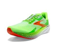 Brooks Hyperion MAX, Running Shoe Hombre, Green Gecko/Red Orange/White, 45.5 EU