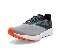 Brooks Launch 10, Running Shoe Hombre, Black/Grey/Orange Clown Fish, 41 EU