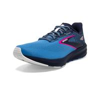 Brooks Launch 10, Running Shoe Mujer, Peacoat/Marina Blue/Pink GLO, 38 EU