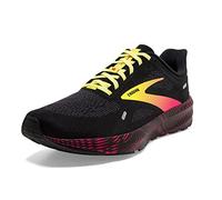 Brooks Launch 9, Zapatillas para correr Hombre, Negro Black Pink Yellow, 43 EU