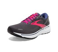 Brooks Ghost 14, Zapatillas para Correr Mujer, Gris/Rosa (Pearl Black Pink), 36.5 EU