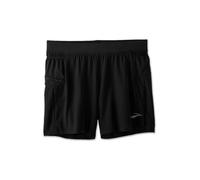 BROOKS Pantalón corto de running para hombre Trail Sherpa 5 2in1 negro | XL