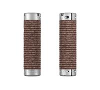 Brooks Plump Leather Grips (130 + 130 mm) -Antic Brown-New22 - Guidolina Adulto, Unisex, Plata, estándar