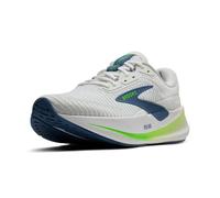 Brooks Revel Max Neutral - Tenis para correr y caminar para hombre, Blanco/Luz de Luna/Verde Gecko, 42.5 EU