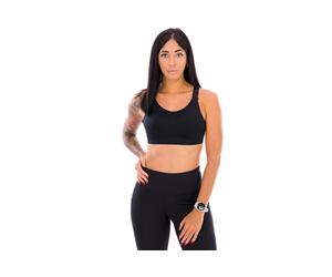 Brooks sujetador deportivo Dare Scoopback 2.0 100 A/B Negro