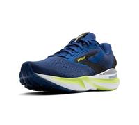 BROOKS Tenis Adrenaline GTS 24 para Hombre, Peonía Azul Marino, Negro, Lima ácida, 45 EU
