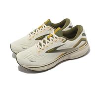 Brooks Tenis de Correr Ghost 15 para Hombre, Gris/Verde/Daylilly, 45 EU