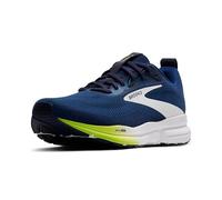 Brooks Trace 4, Zapatillas Deportivas Hombre, Navy Peacoat Acid Lime, 44 EU