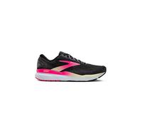 BROOKS Ghost 16, Sneaker Mujer, Negro/Rosa/Amarillo, 36 EU