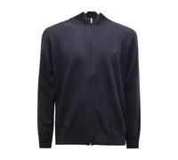 Brooksfield - Jersey de Lana con Cremallera Azul - Knitwear - Hombre - Azul - 2XL -