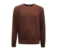 Brooksfield - Jersey de lana hecho en Italia - Knitwear - Hombre - Marrón - 3XL -