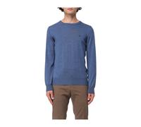 Brooksfield - Jersey de punto con cuello redondo - Knitwear - Hombre - Azul - L -