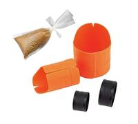 brooksnaji Bolsas de Cebo disolubles - 50pcs Recargas de Pesca de, Bolsas de obleas PVA | Bolsas de Cargador biodegradables, Herramientas de Cebo Kit de Pesca de Pesca para cebos de Pesca