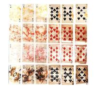 brooksnaji Cartas De Póker,Juego De Mesa Portafortunas - Baraja de Póker con Diseño de de la Buena Suerte de la Mitología China - para Mujeres Hombres Jóvenes Fiestas Sociales Vacaciones Reuniones